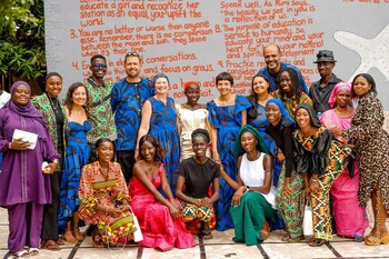 One Planet Group team members visit Starfish International in The Gambia.