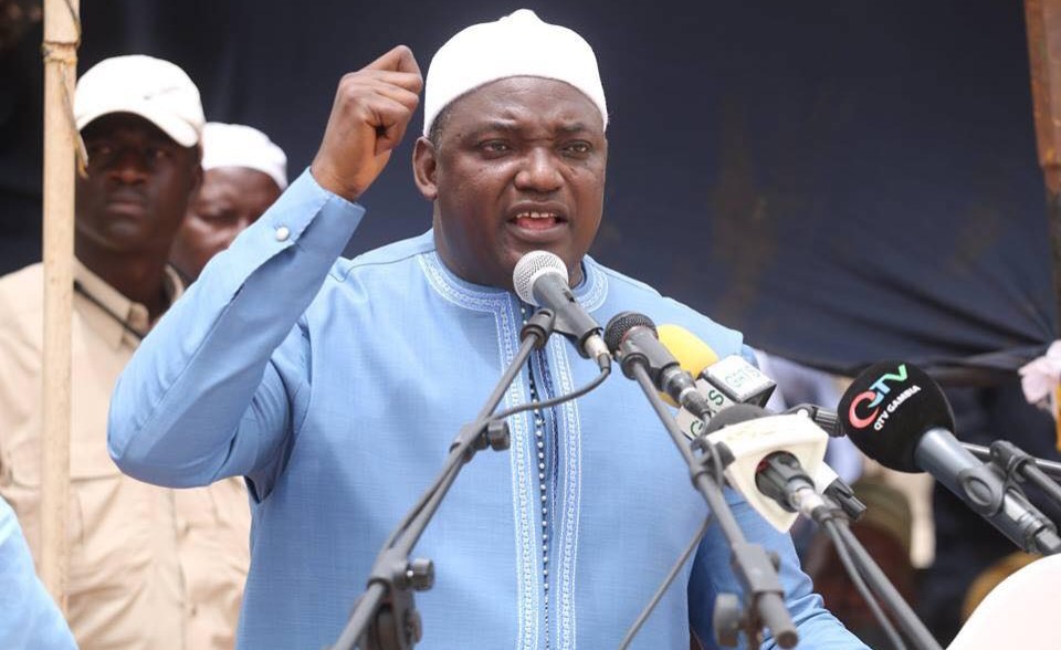Adama Barrow Speaking