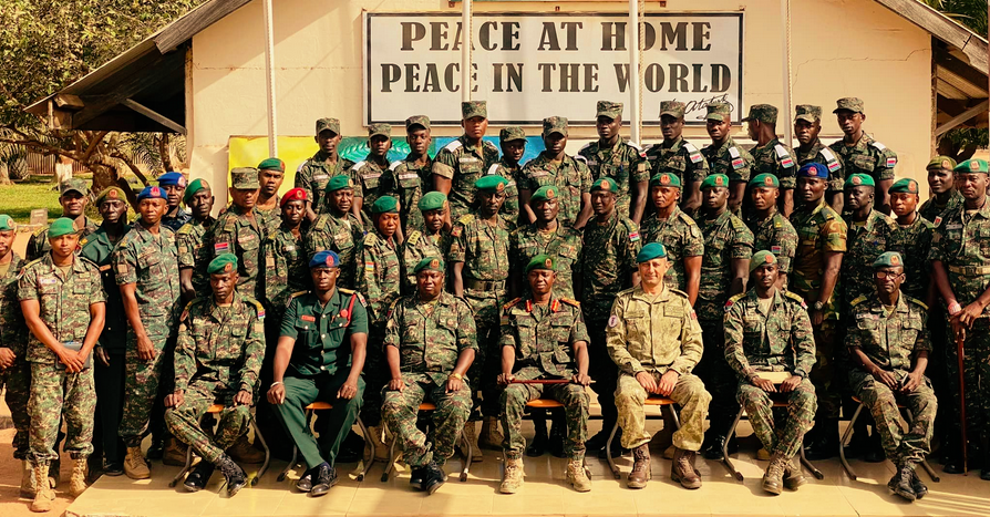 Gambia Armed Forces Graduates Officers And Cadets From Refresher 