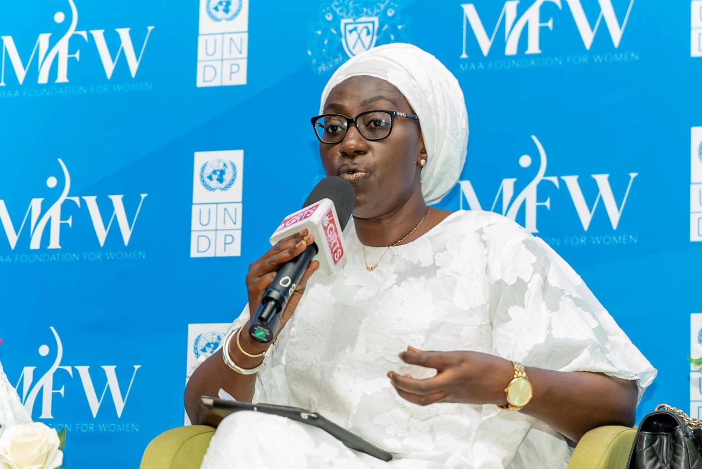 Hon Touma Njie Speaking
