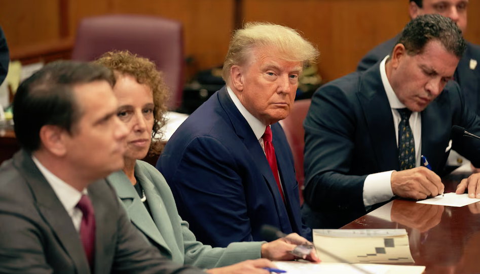 Trump in New york court