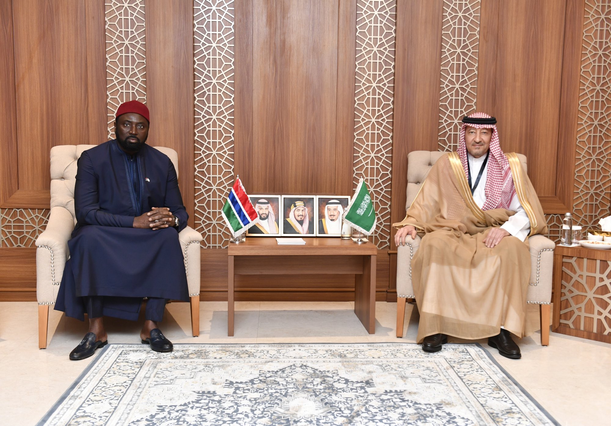Vice Minister of Foreign Affairs, H.E. W_Elkhereiji
 met with Gambian Foreign Minister Dr. Mamadou Tangara