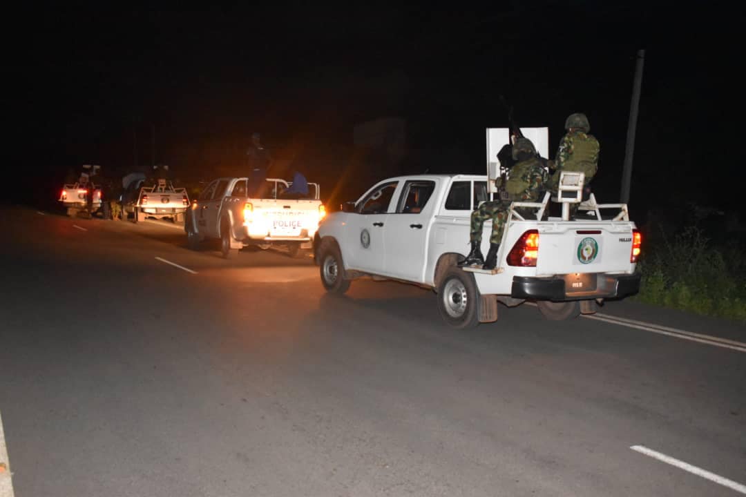 Night joint police Ecomig patrols