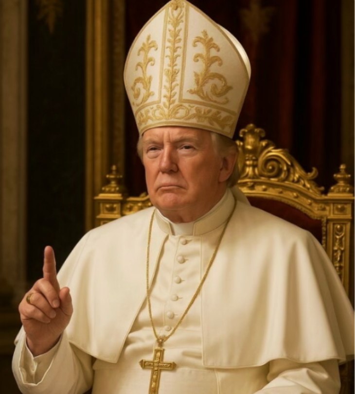 Trump Pope AI-Image