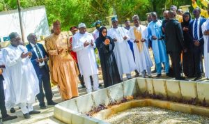 President Barrow Pays Condolence Visit to Late President Buhari’s Family