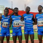 Gambian athletes at the African games